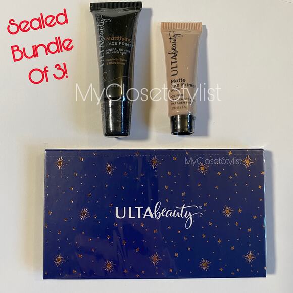 ULTA Beauty Eye Shadow 8 Palette 3 Bundle NEW Face + Eye primer FACTORY SEALED! - Picture 2 of 9